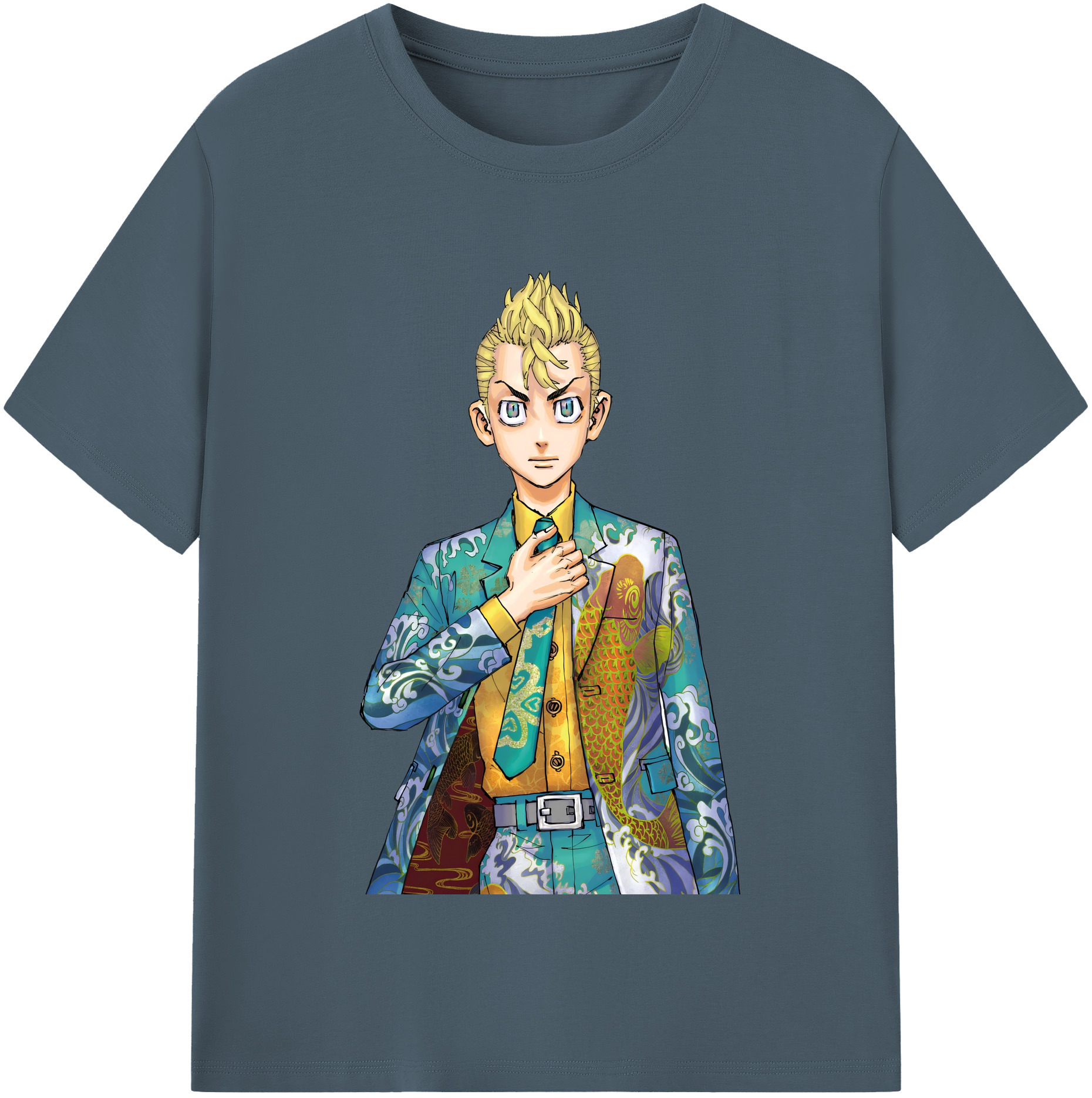 （画像用） 東京リベンジャーズ Tokyo Revengers 綿100％半袖Tシャツ（フロントプリント）